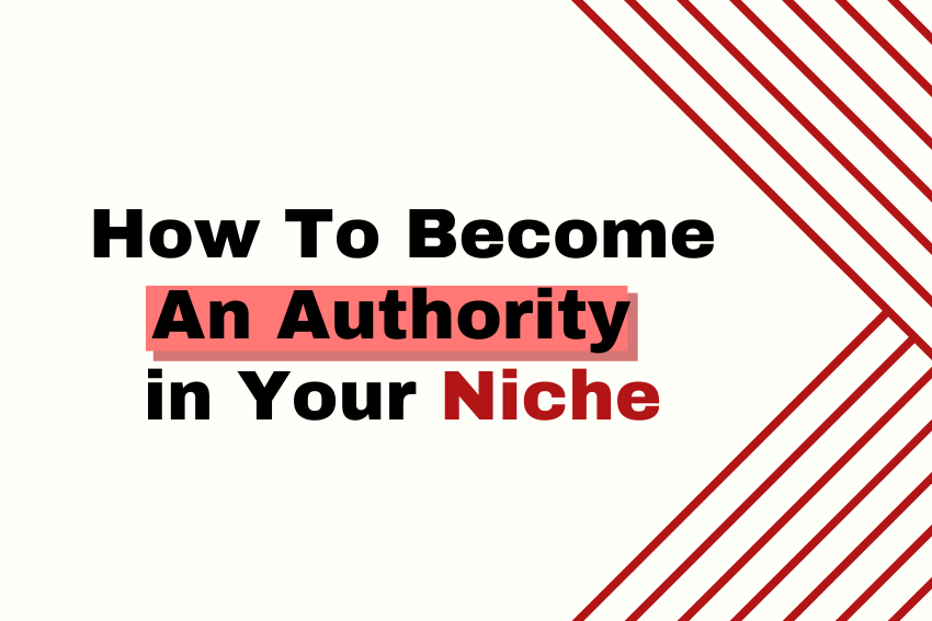 How To Become An Authority in Your Niche