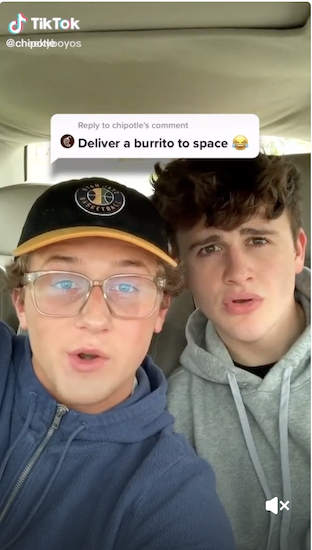 TIKTOK Burrito In Space Video